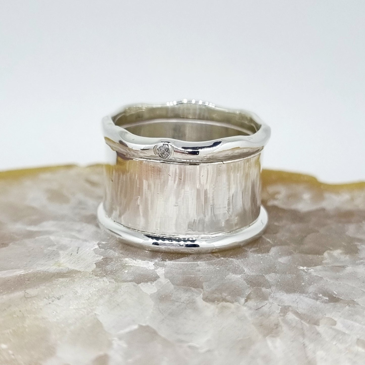 Silver Girl - If You Are A Silver Ring Lover This One Is A Must. She Has An Added Sparkle Too